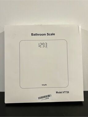 White Bathroom Scale - VT726